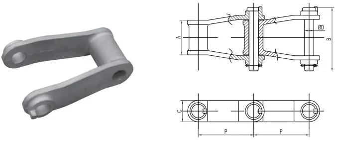 cast 400 class pintle chains 